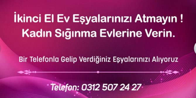 "Yeni Hayata" İkinci El Eşya Desteği