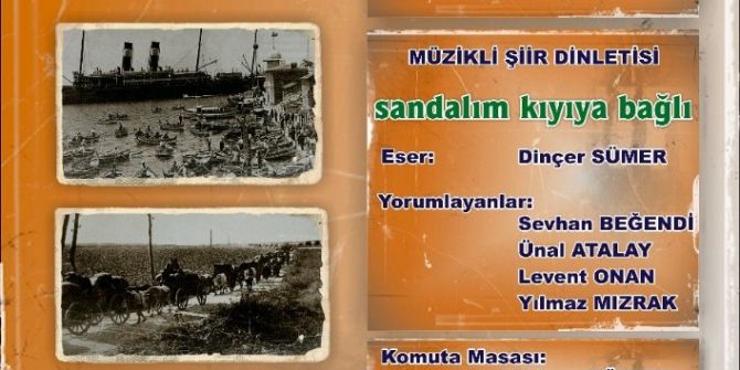 Foça’da Panel Ve Müzikli Şiir Dinletisii