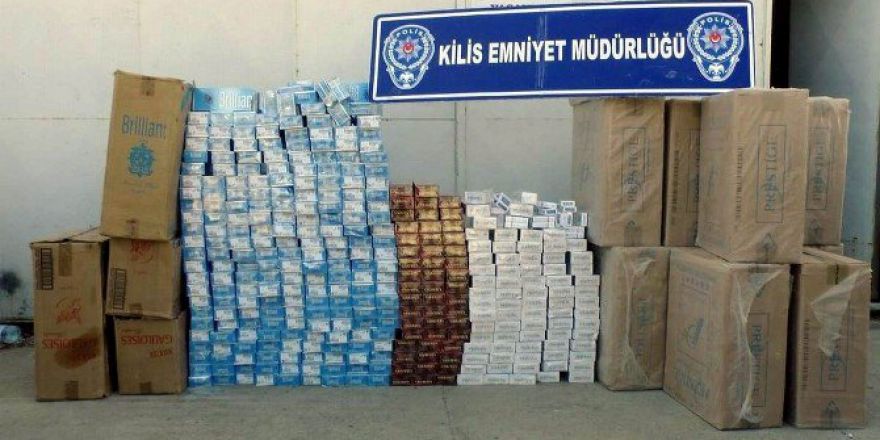 3 Bin Paket Kaçak Sigara Yakalandı
