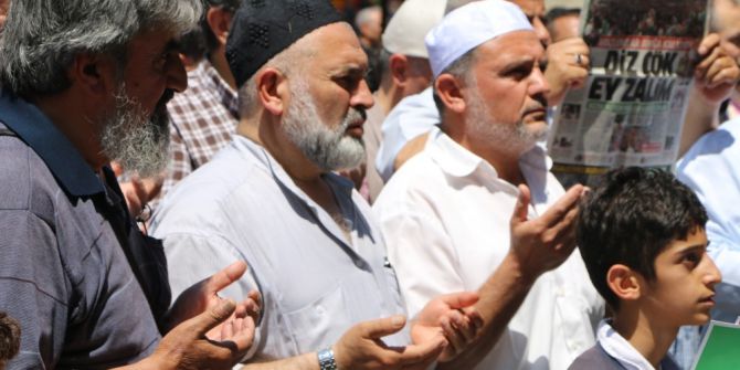 Mescid-i Aksa Şehitleri İçin Gıyabi Cenaze Namazı Kılındı