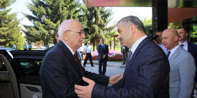 Tbmm Başkanı Kahraman, Başkan Çelik’i Ziyaret Etti