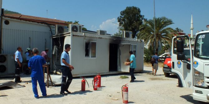 Anamur Devlet Hastanesi’nde Yangın Paniği