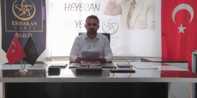 Erbakan Vakfı Bilecik Şubesi’nden Mescid-i Aksa Açıklaması