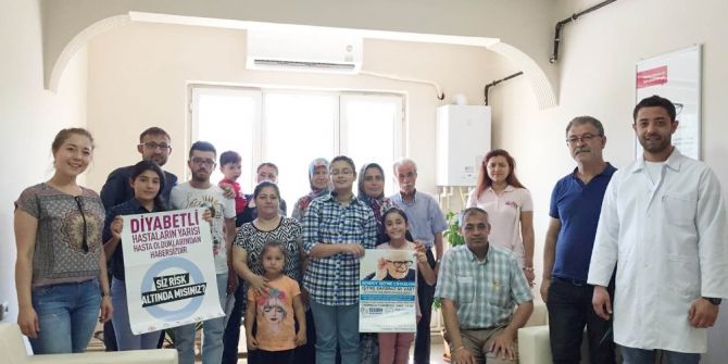 Uşak Diyabetliler Derneği Vatandaşın Şekerini Ölçtü