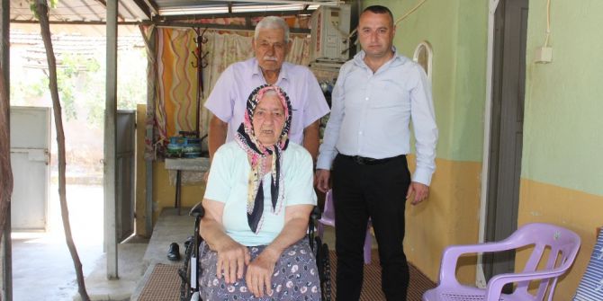 Halime Nine Tekerlekli Sandalyesine Kavuştu