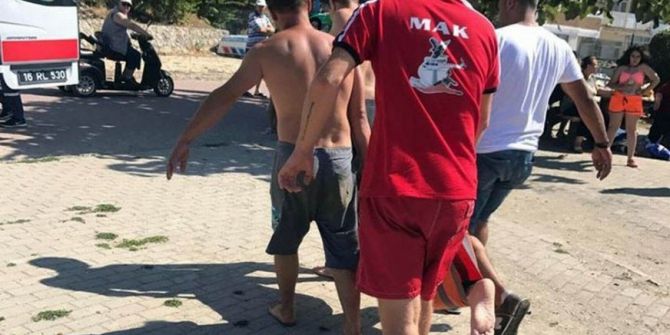 Mak Ekipleri Boğulma Tehlikesi Geçiren Kadını Kurtardı