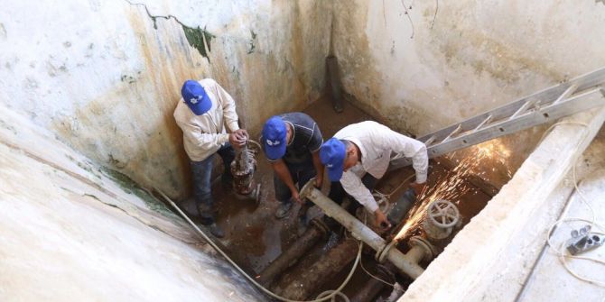 Aydın Aski Pamukören’in Su Deposunu Yeniliyor