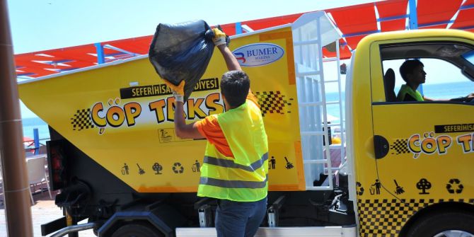 Sahillerde Çöp Taksi Hizmeti