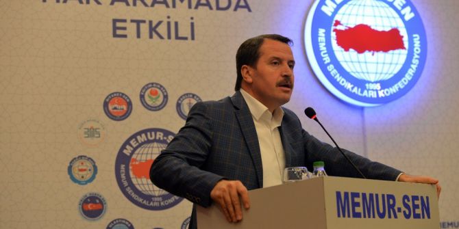 Memur-sen Genel Başkanı Yalçın’dan Toplu Sözleşme Açıklaması