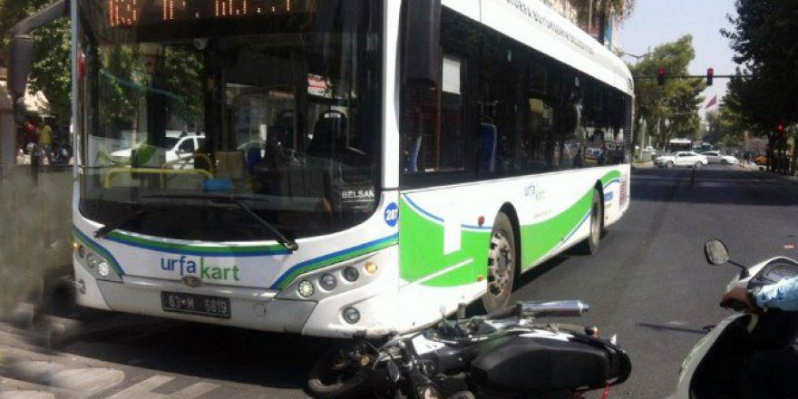 Motosiklet Sürücüsü Ölümden Kıl Payı Kurtuldu