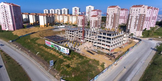 İlkadım Belediyesi’nin Yeni Hizmet Binasının İnşaatı Hızla Yükseliyor