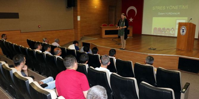 Yozgat’ta Halk Otobüsü Şoförlerine Stres Eğitimi Verildi