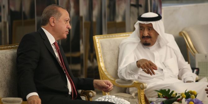 Cumhurbaşkanı Erdoğan, Suudi Arabistan Kralı Abdülaziz İle Görüştü