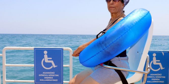 Büyükşehir Belediyesi Engellileri Denizle Buluşturdu