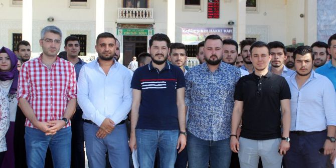 Ak Partili Gençlerden İsrail’e Tepki