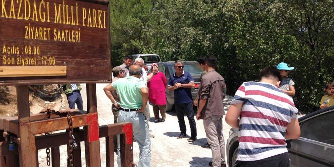 Vali Yazıcı, Kaz Dağı’nı Gezdi