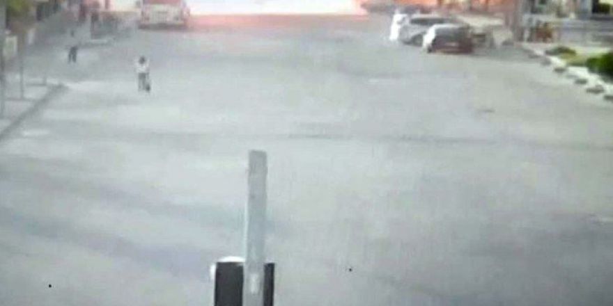Kızıltepe’deki Patlama Anı Ve Panik Kamerada