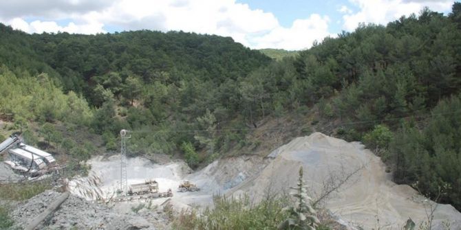 Kozak’ta Taş Ocaklarının Çevreye Zarar Verdiği İddia Edildi
