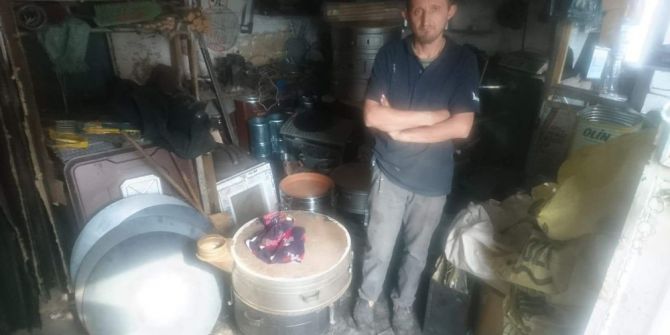 Unutulmaya Yüz Tutmuş Tenekecilik Mesleğini Aslanapa’da Yaşatılıyor