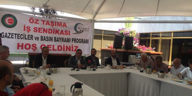 Öz Taşıma İş Sendikası Basın Bayramı’nı Kutladı