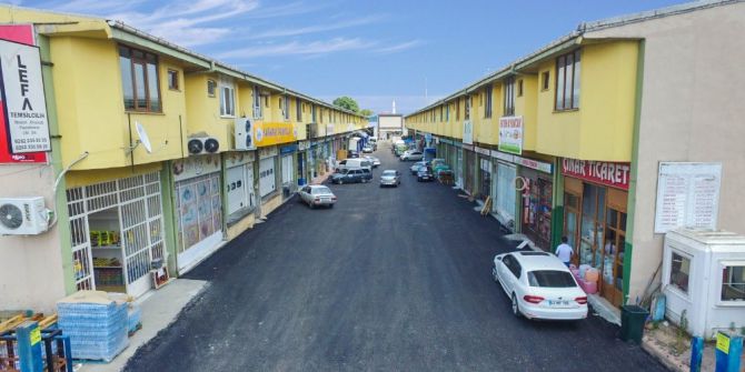 Gıda Toptancılar Sitesi’nin Yolları Asfaltlandı