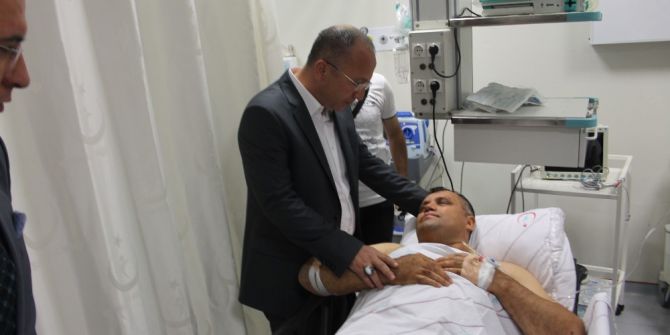 Siirt Valisi Atik Yaralı Askeri Ziyaret Etti