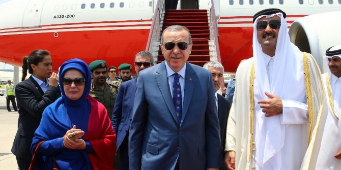 Cumhurbaşkanı Erdoğan Katar’da