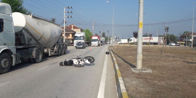 Otobüse Arkadan Çarptı