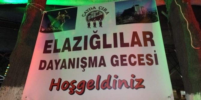 Burhaniye’de Elazığlılar Gecede Bir Araya Geldi