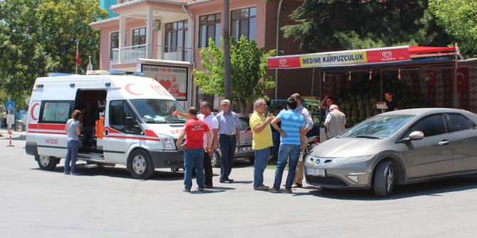 Motosikletli, Kazayı Yara Almadan Atlattı