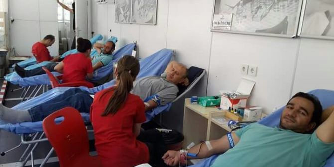 Kızılay Mobil Kan Toplama Aracı Aşkale’de