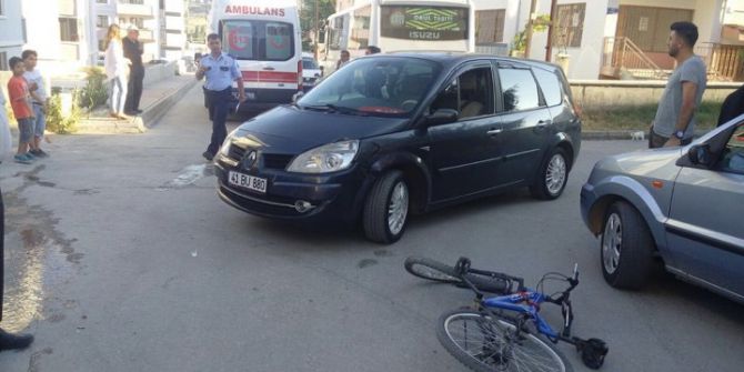 Otomobil İle Bisiklet Çarpıştı, 1 Yaralı