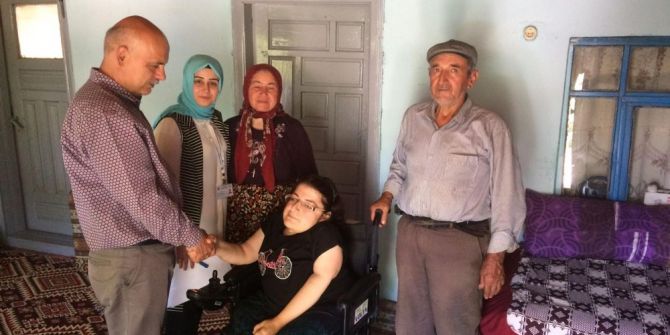 Akülü Tekerlekli Sandalyeler Engellilere Ulaştırılıyor