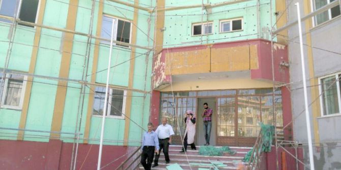 Fen Lisesi Yurt Onarım Çalışmaları Devam Ediyor