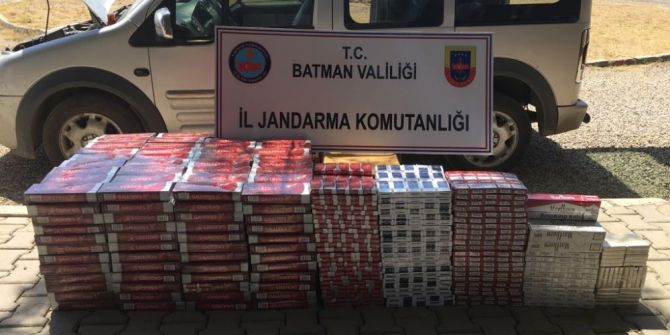 Batman’da 5 Bin 900 Paket Kaçak Sigara Ele Geçirildi