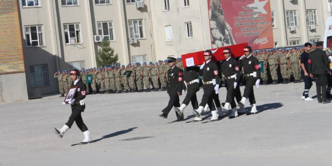 Siirt’te Şehit Astsubay Akdağ İçin Tören Düzenlendi