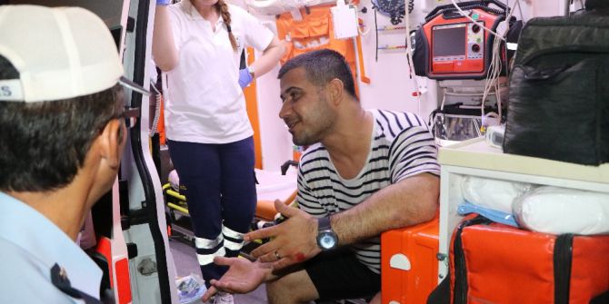 Alkollü Sürücü Aracıyla Kanala Düştü