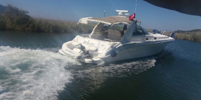 Dalyan Kanalındaki Motoryat Tepki Çekti