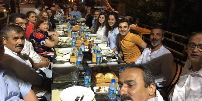 Diyarbakır’a Atanan Sarı’ya Veda Yemeği