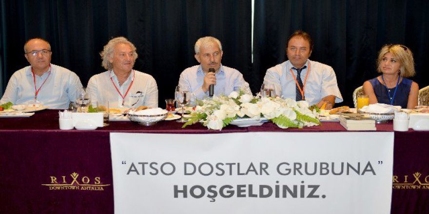 Atso Dostlar Grubu Kumluca Belediye Başkanı Çetinkaya’yı Konuk Etti