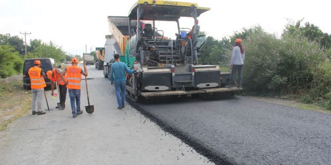Dörtyol’da Sıcak Afsalt Çalışması