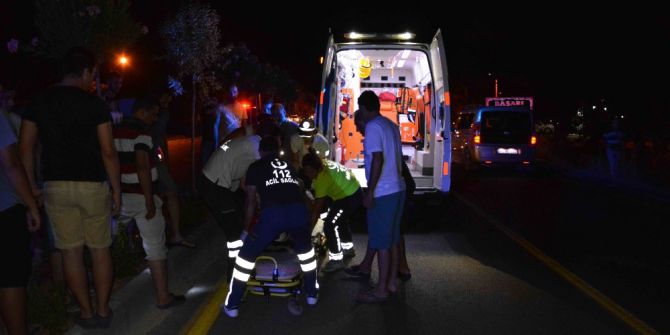 Ortaca’da Motosiklet Kazası; 2 Yaralı