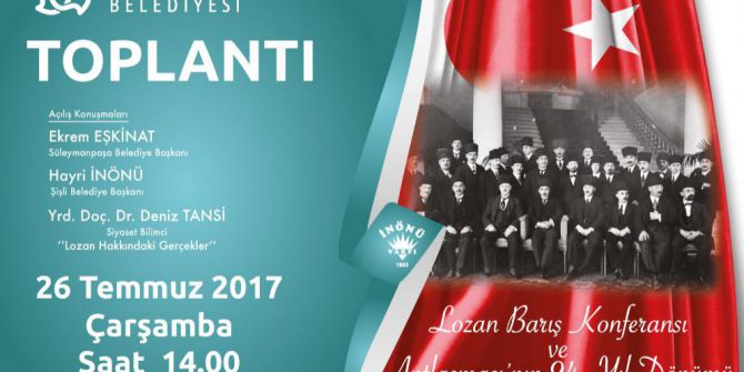 "Lozan Gerçekleri" Süleymanpaşa’da Gün Yüzüne Çıkacak