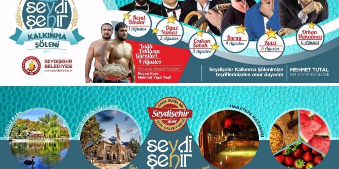 Seydişehir Kalkınma Şöleni 01-06 Ağustos Tarihleri Arasında Kuğulu’da