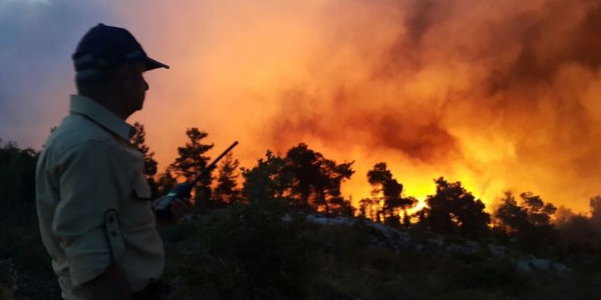 Uşak’ta Bu Yıl Yangınlarda 1,1 Hektar Orman Kül Oldu
