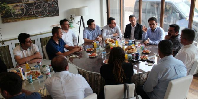 Kaymakam Dundar’dan Veda Yemeği