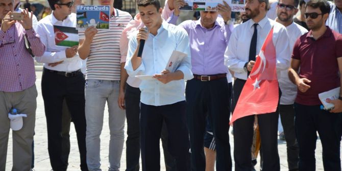 İmam Hatiplilerden İsrail Protestosu