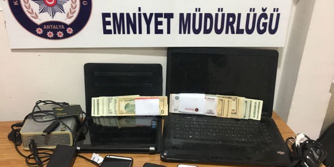 Antalya’da Kredi Kartı Dolandırıcılığı