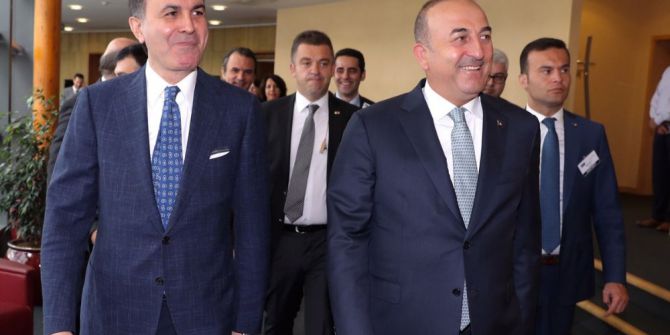Bakan Çavuşoğlu, Ab’li Yetkililerle Bir Araya Geldi