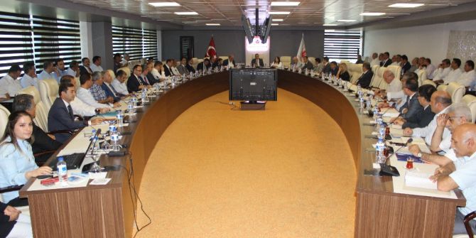 Koordinasyon Kurulu Vali Kalkancı Başkanlığında Toplandı